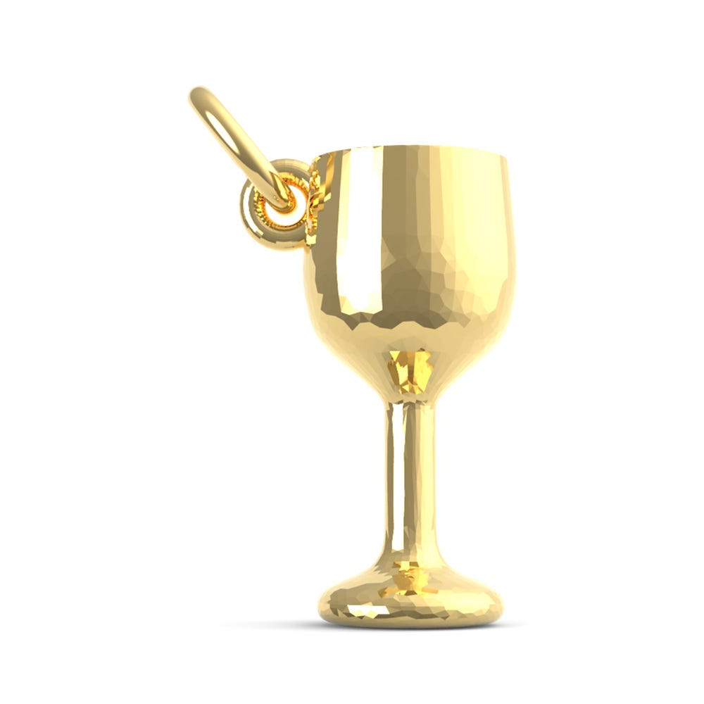 Wine Glass Charm