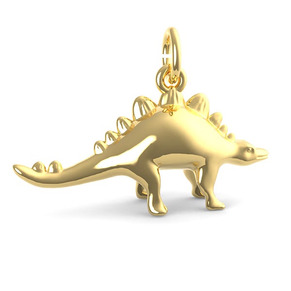Stegosaurus Dinosaur Charm