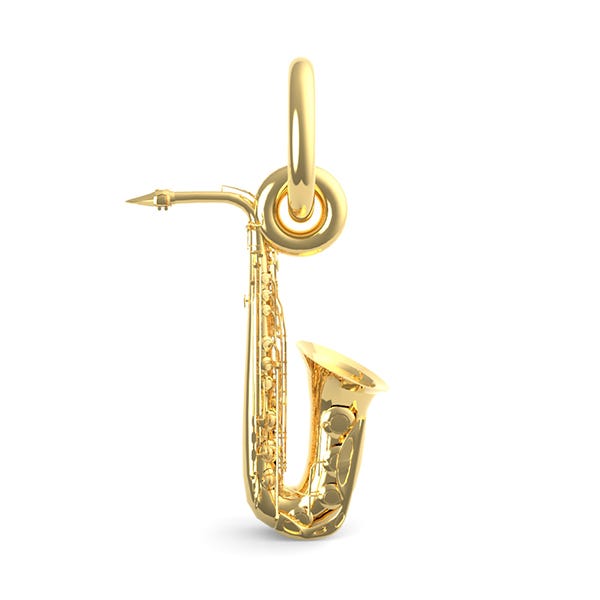 Saxophone Accent Charm