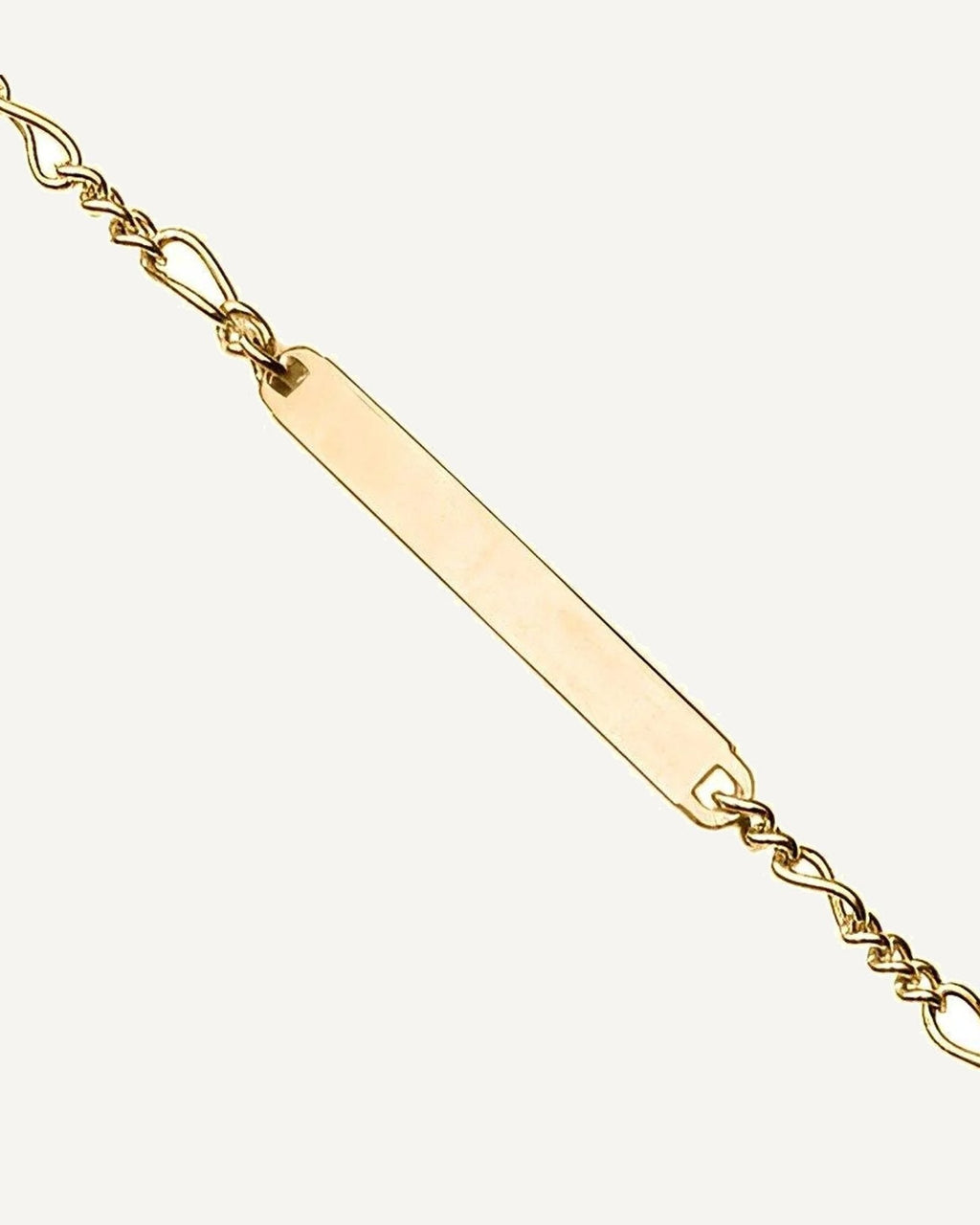 Custom Engraved Stainless Steel Women's Figaro Link ID Bracelet