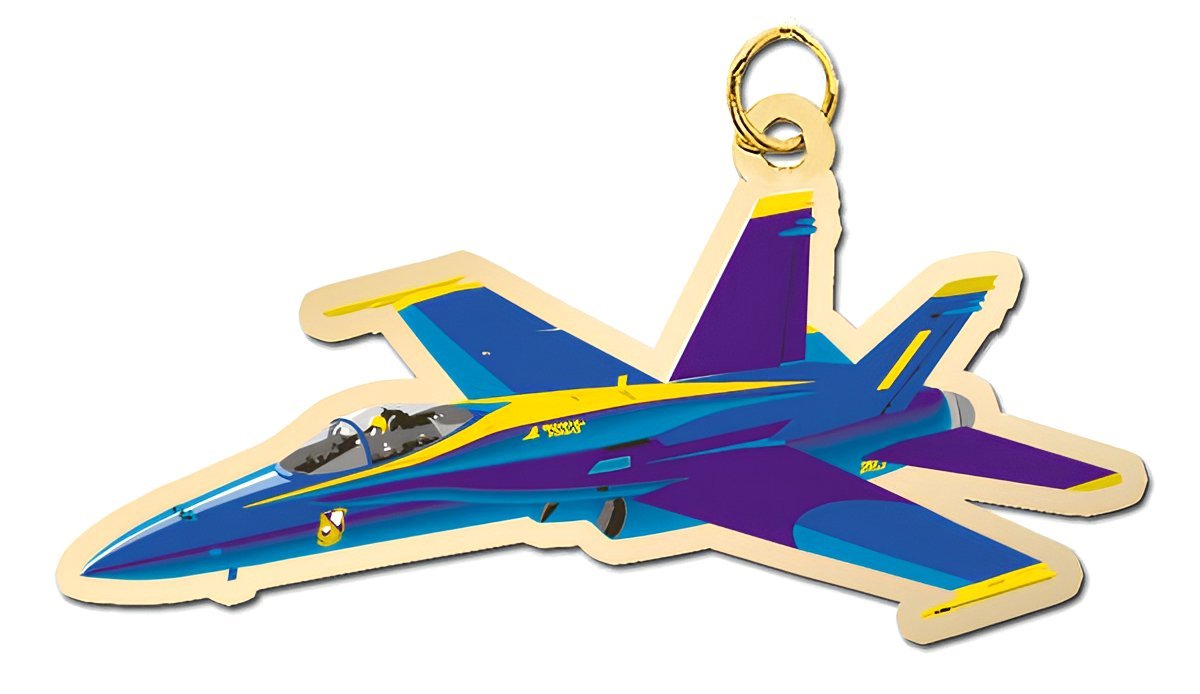 Blue Angel Charm