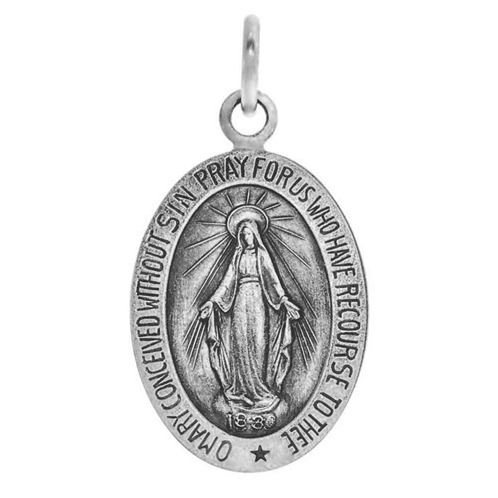 Miraculous Medal Pendant Charm