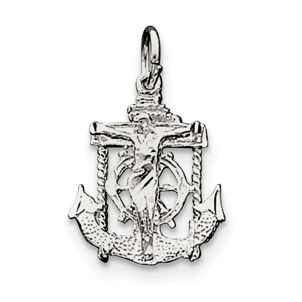 Sterling Silver Mariner Cross Pendant