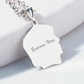 Engravable Child's Face or Pendant