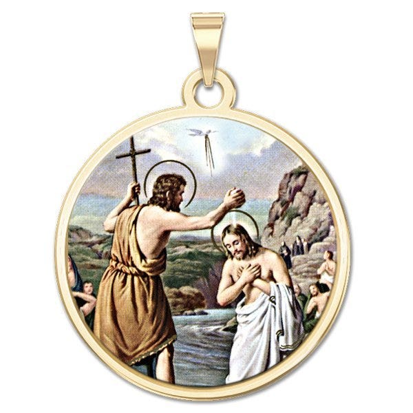 Baptism Religious Medal "Color EXCLUSIVE"