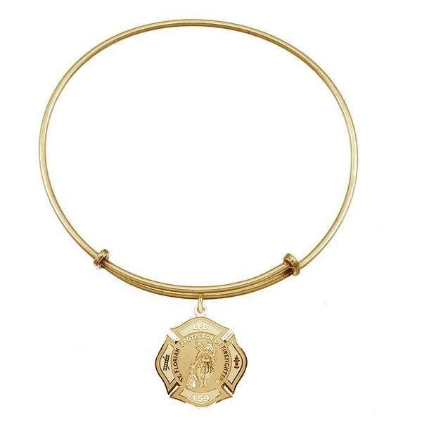 Expandable Bracelet W/ Saint Florian Badge Charm