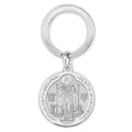 Saint Benedict Jubilee Religious Engravable Keychain