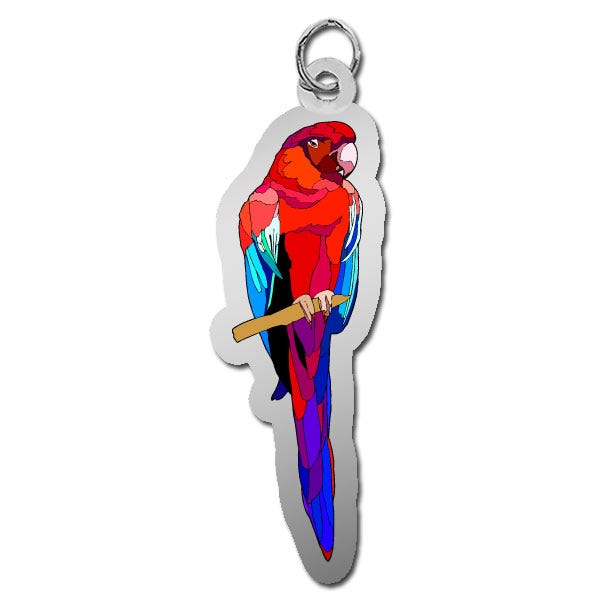 Bird- Macaw Charm