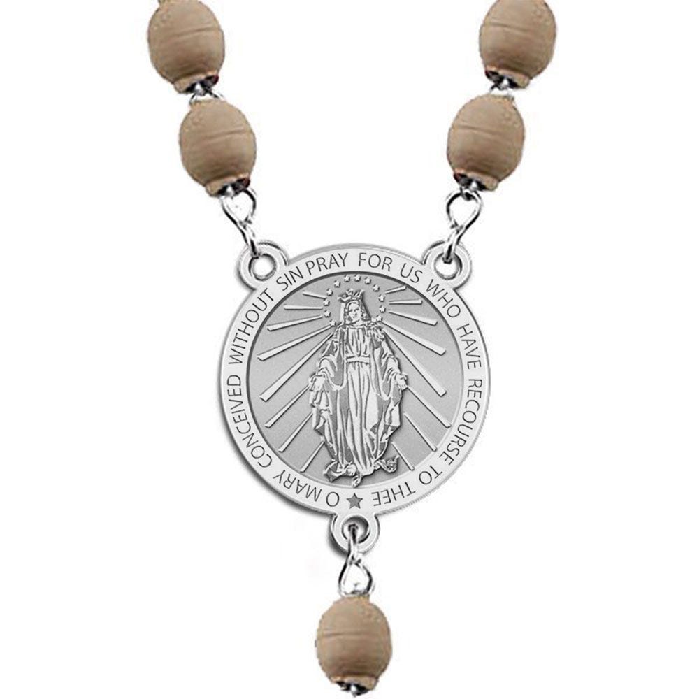 Miraculous Medal Rosary Beads