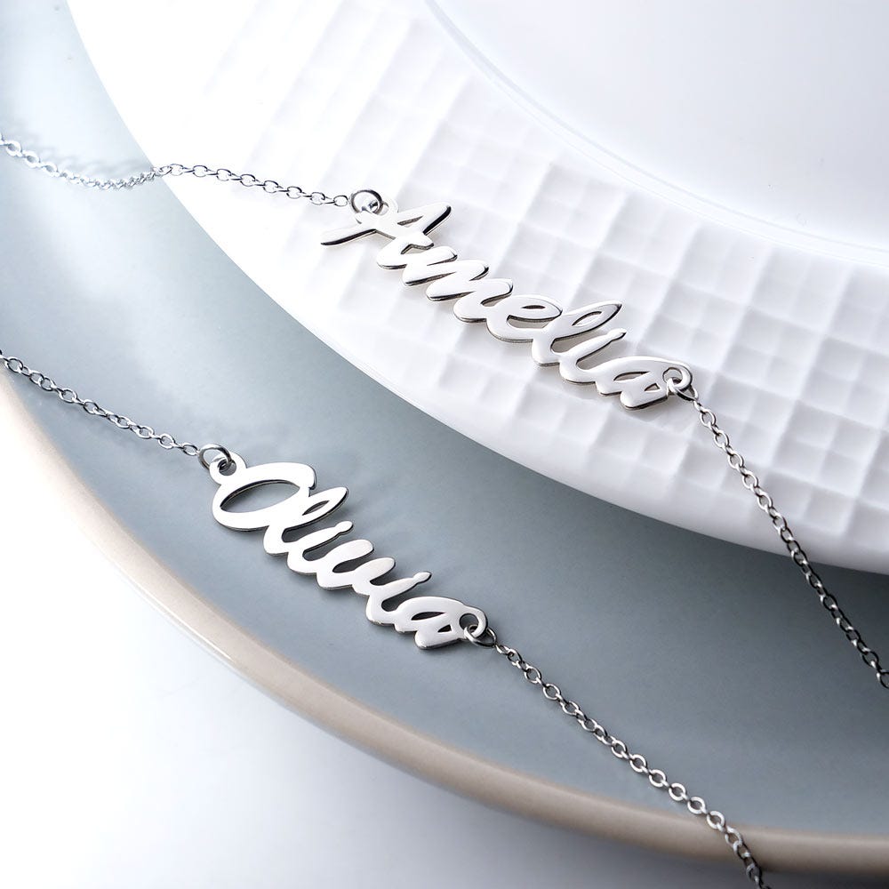Exclusive Personalized Script Name Bracelet - Adjustable Size