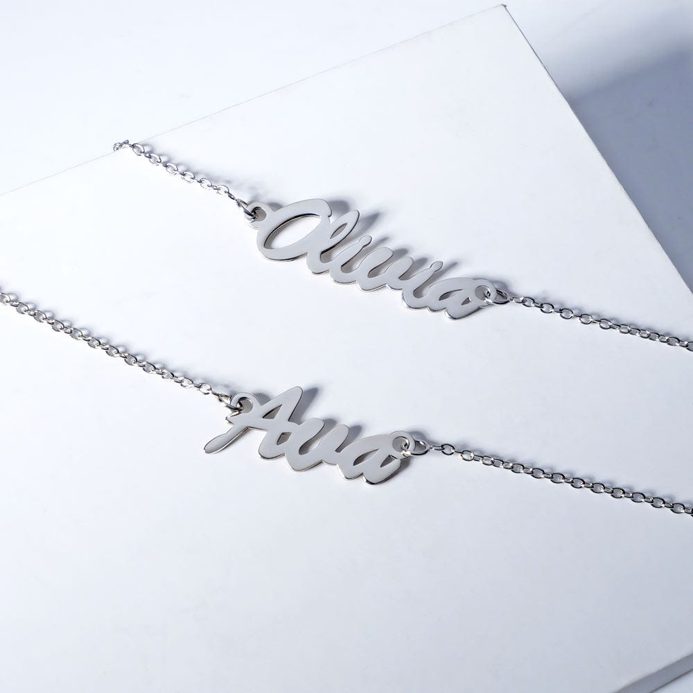 Exclusive Personalized Script Name Bracelet - Adjustable Size