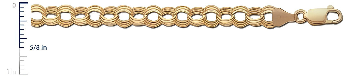 14k Yellow Gold Charm Bracelet