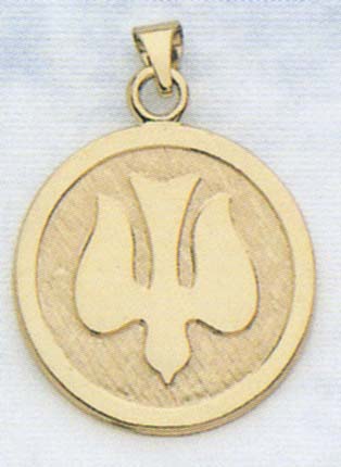 14K Gold Confirmation Religious Medal