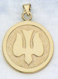 14K Gold Confirmation Religious Medal