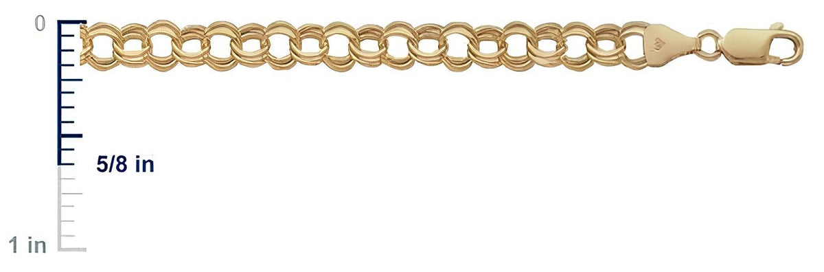 14k Yellow Gold Charm Bracelet