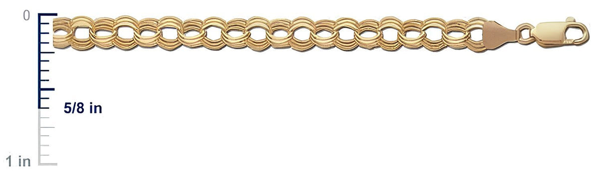 14k Yellow Gold Charm Bracelet