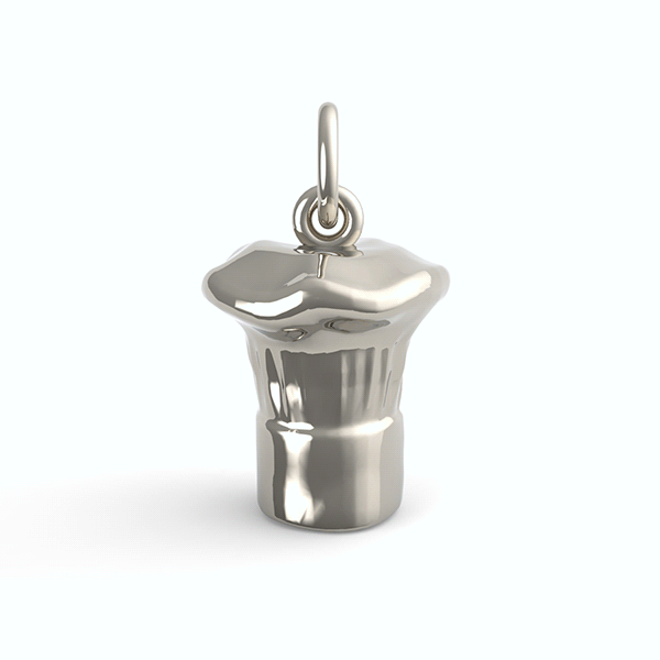 Chef Hat Charm(Style 3483)