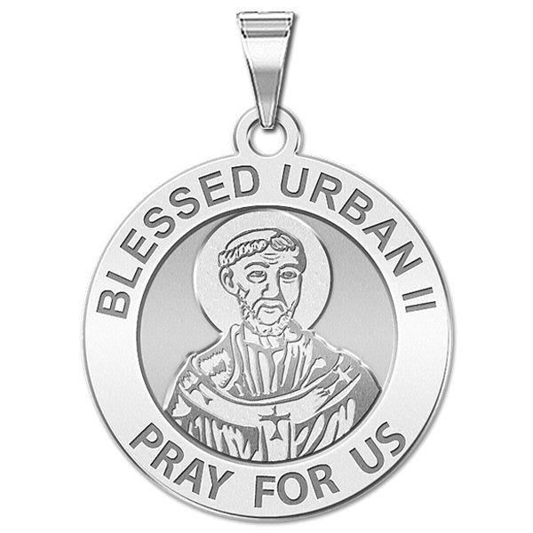 Blessed Urban II Round Religious Medal