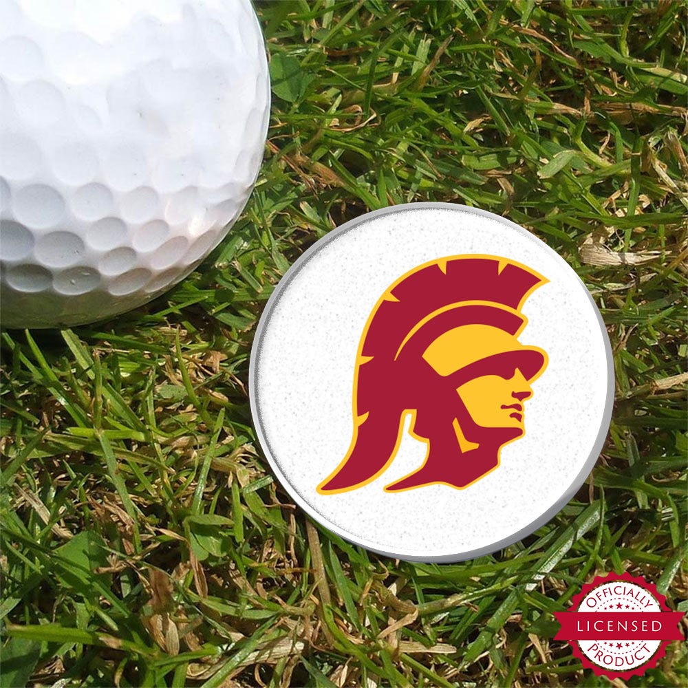 USC Trojan Head Golf Marker