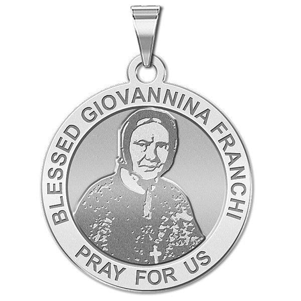 Blessed Giovannina Franchi Round Religious Medal - "EXCLUSIVE"