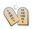 Ten Commandments Charm