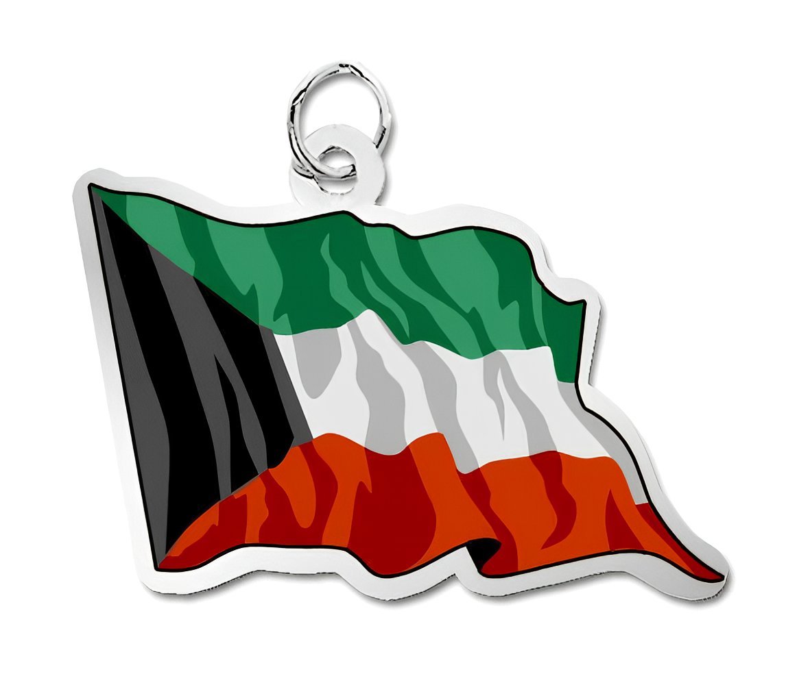 Kuwait Flag Charm
