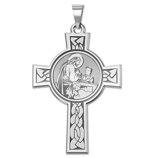 First Holy Communion Boy Cross Medal  "EXCLUSIVE"
