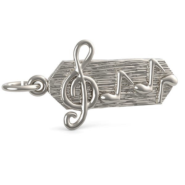 Music Staff Charm