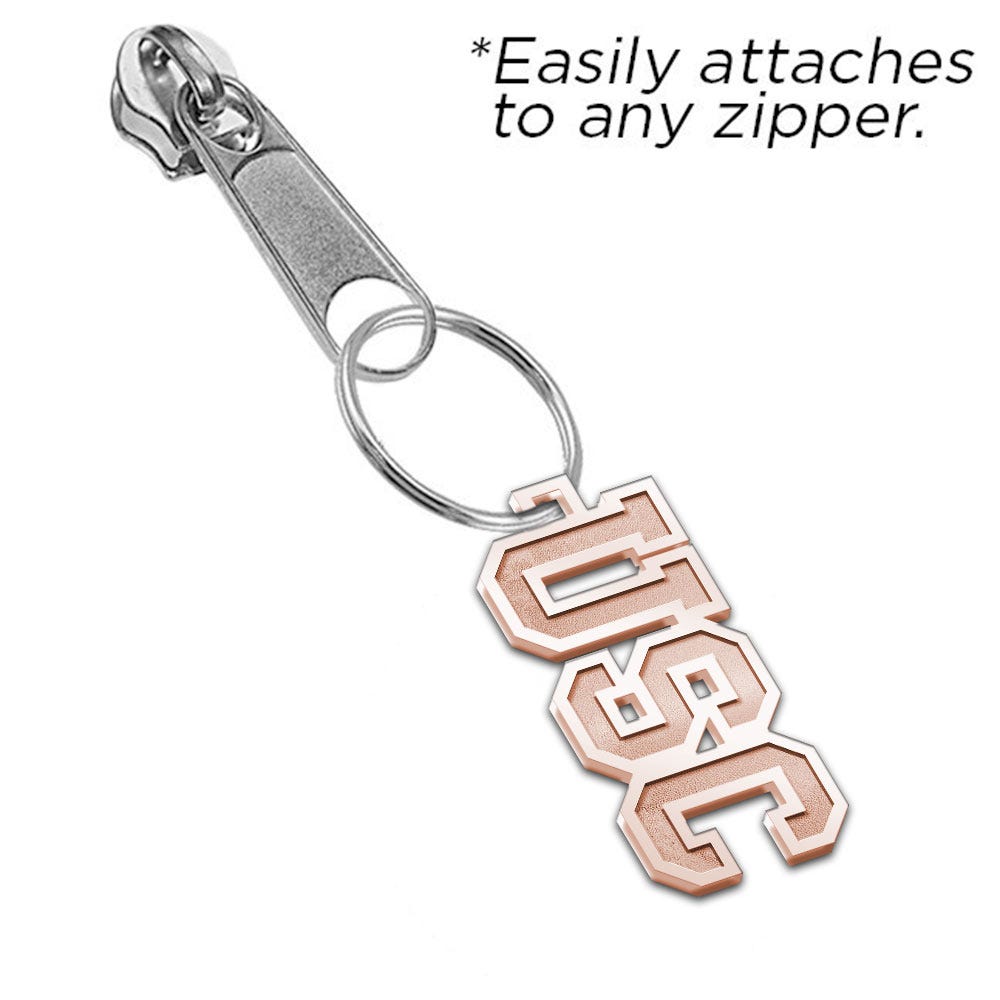 USC Block Zipper Pull