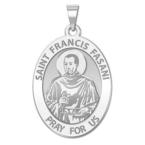 Saint Francis Fasani Oval Religious Medal "EXCLUSIVE"