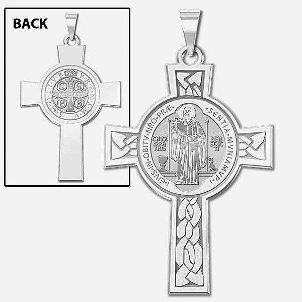 Saint Benedict Jubilee DoubleSided Cross Religious Medal