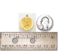 14K Gold Saint Thomas Religious Medal