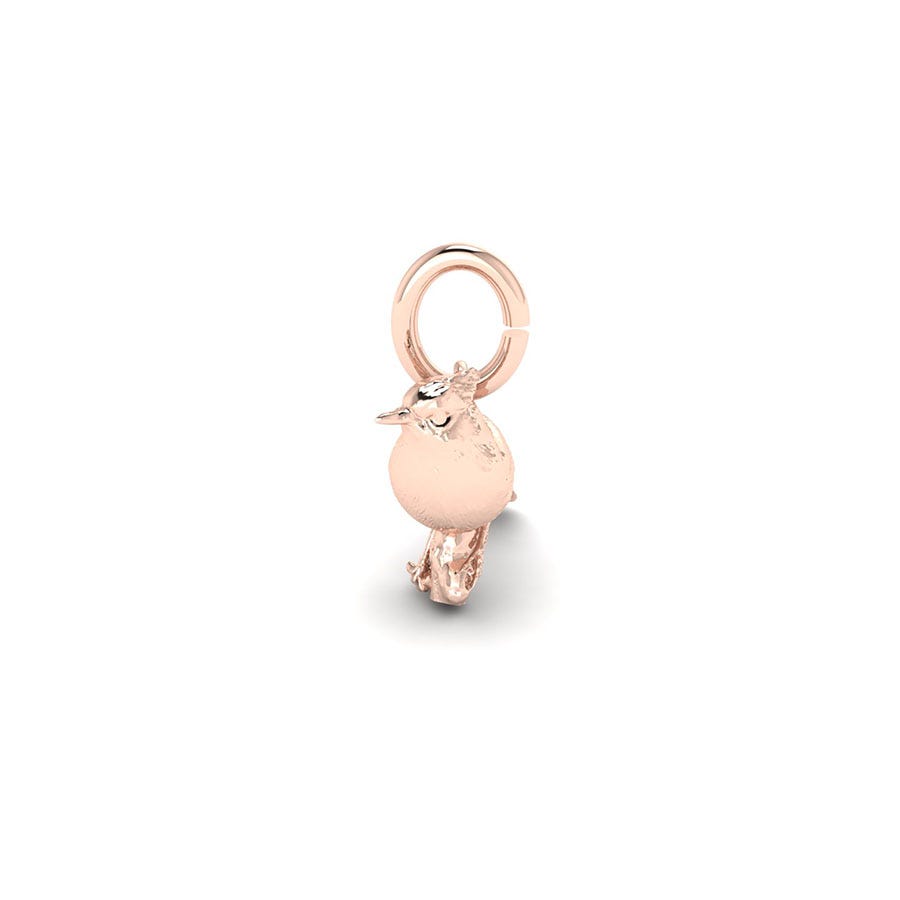 Blue Jay Bird Charm