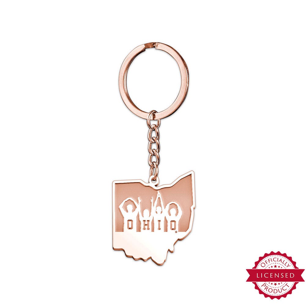 Ohio Outline Keychain