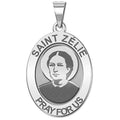 Saint Zelie Religious Medal - Oval