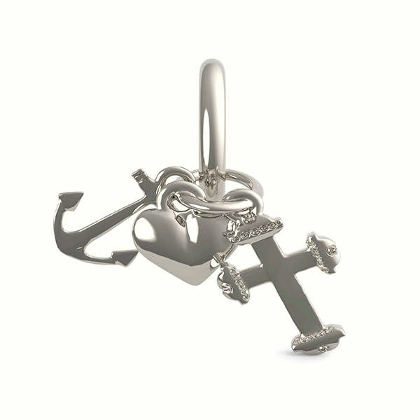 Faith, Hope, Charity Charm(0541)