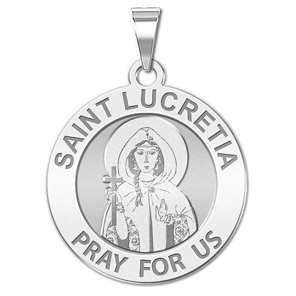 Saint Lucretia Religious Medal "EXCLUSIVE"