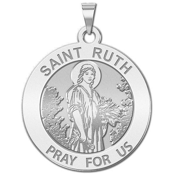 Saint Ruth Round Religious Medal