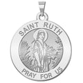 Saint Ruth Round Religious Medal
