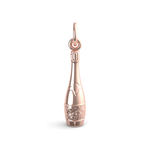 Champagne Bottle Charm(Style 8257)