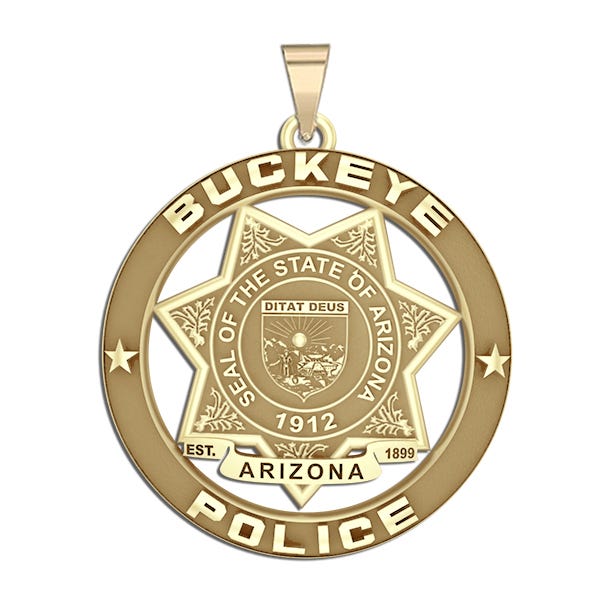 Personalized Buckeye Arizona Police with Your Number