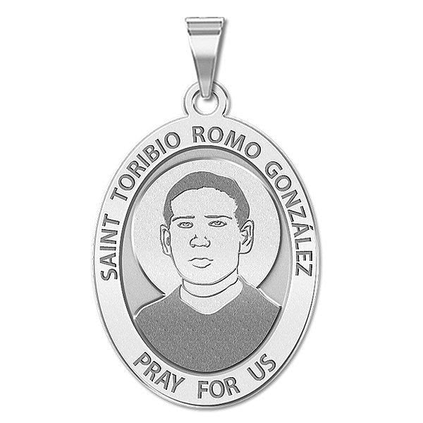 Saint Toribio Romo Gonzalez - Oval Religious Medal