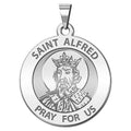Saint Alfred Round Religious Medal
