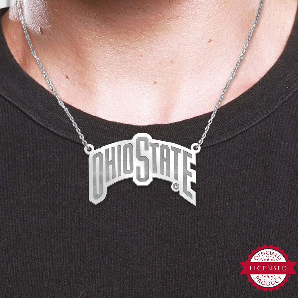 Ohio State University Banner Necklace