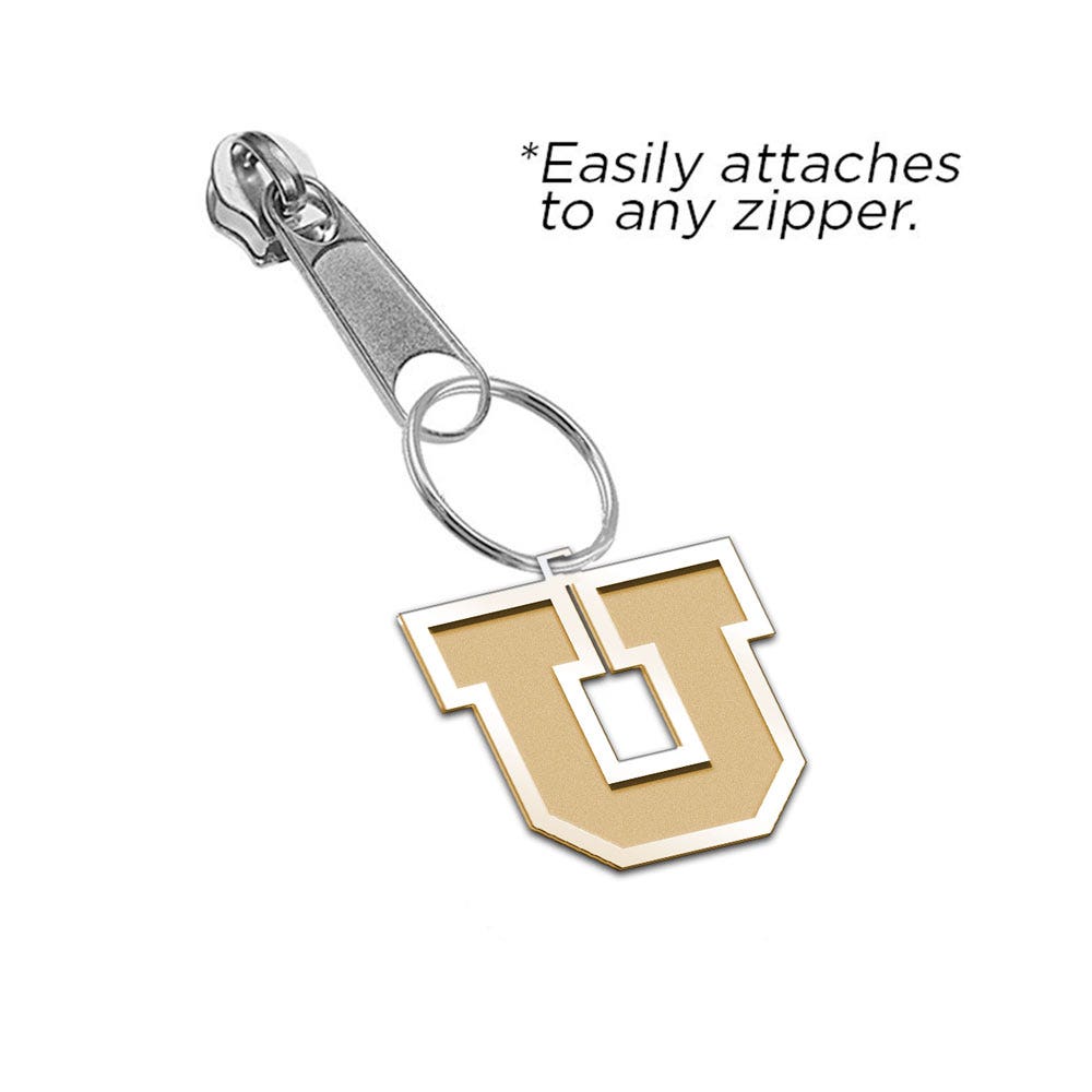 University of Utah U Zipper Pull