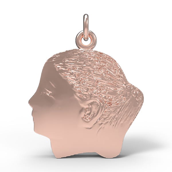 Girls Head Charm(0514)