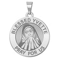 Blessed Yvette Round Religious Medal "EXCLUSIVE"