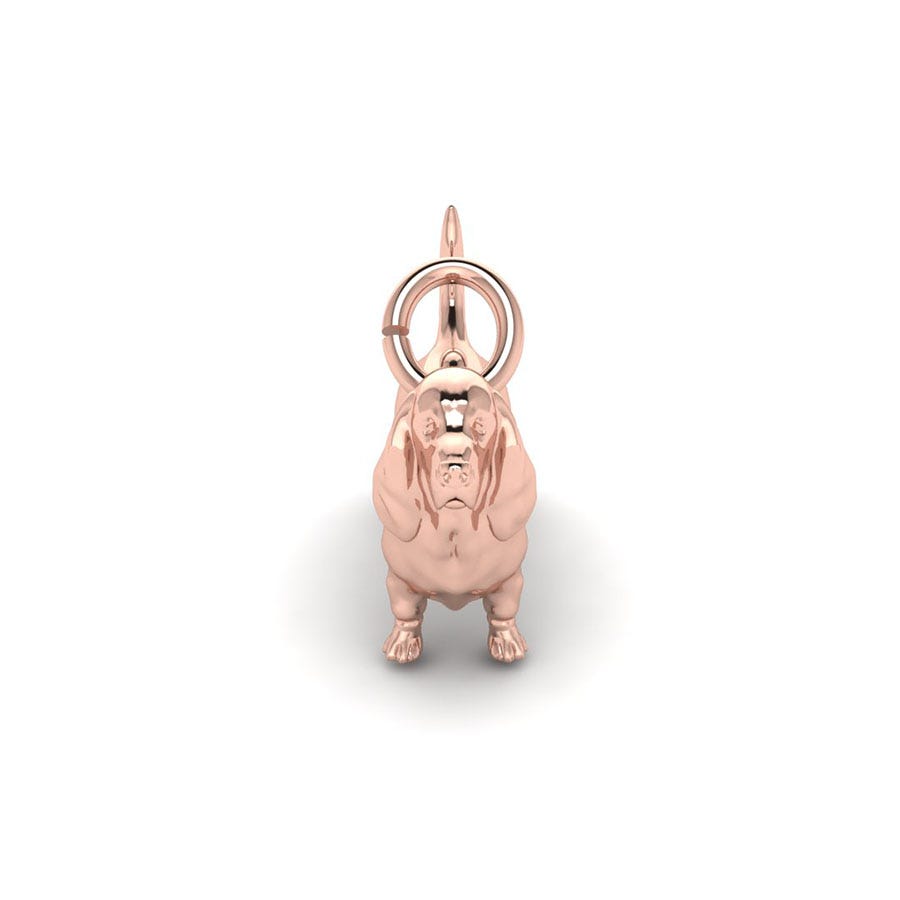 Basset Hound Dog Charm