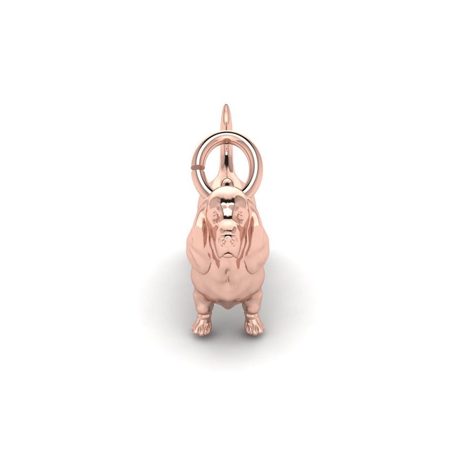 Basset Hound Dog Charm