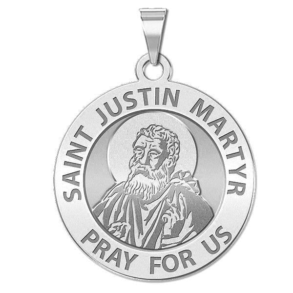 Saint Justin Martyr Religious Medal  "EXCLUSIVE"